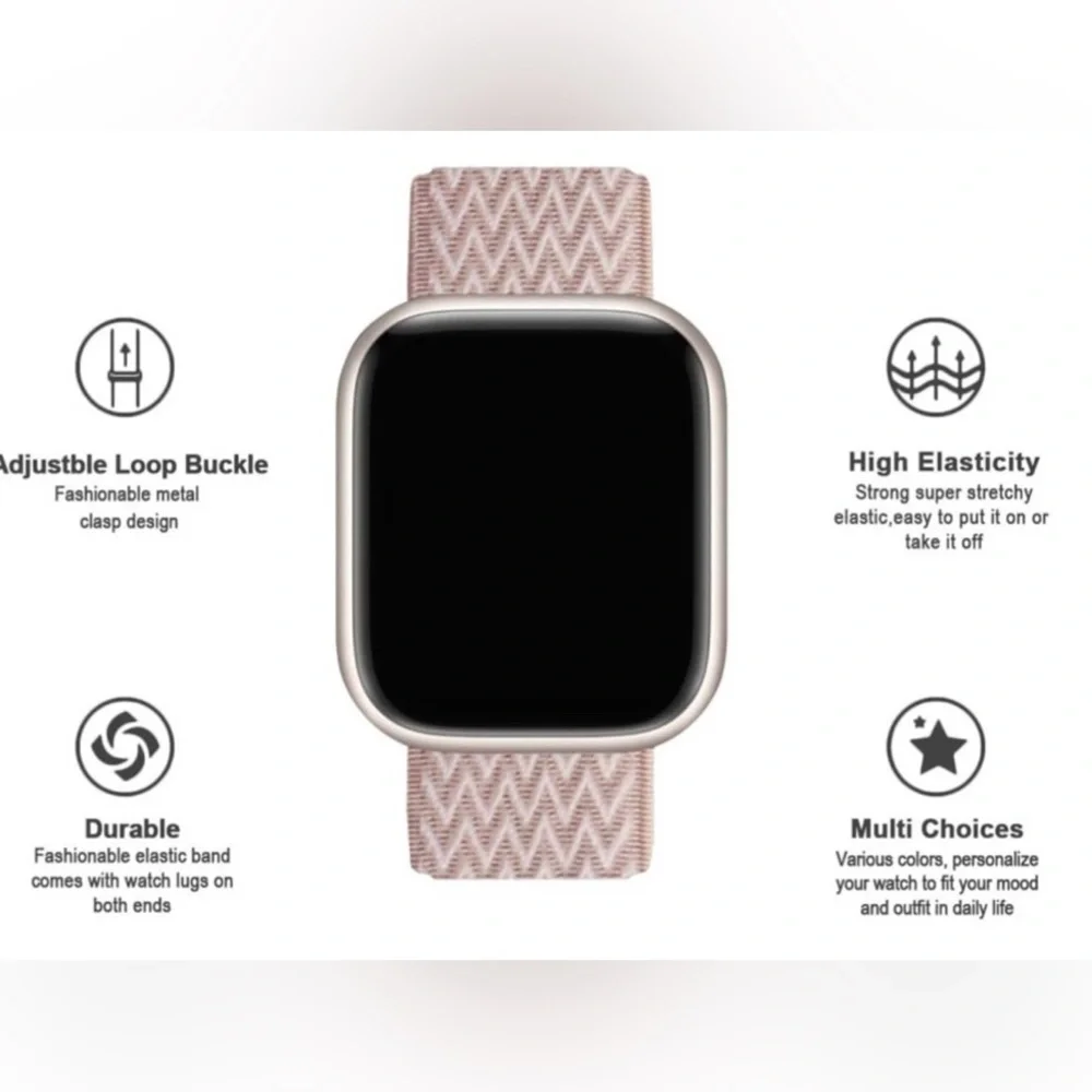 Nylon Watchband fits Fitbit Versa 2 - #435
